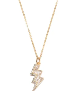 Shana Gulati Lightning Bolt Diamond Pendant Jewelry