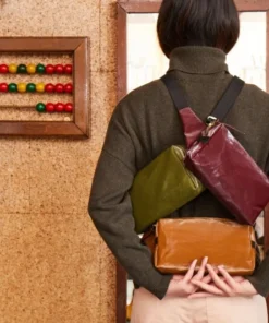 Jack Gomme Bags BLOOM Bum Bag In Coated Linen