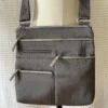 Big Bag NICO - Small Nylon Multi-Pocket Bag | STONE | Adjustable Cross-Body Strap Bags