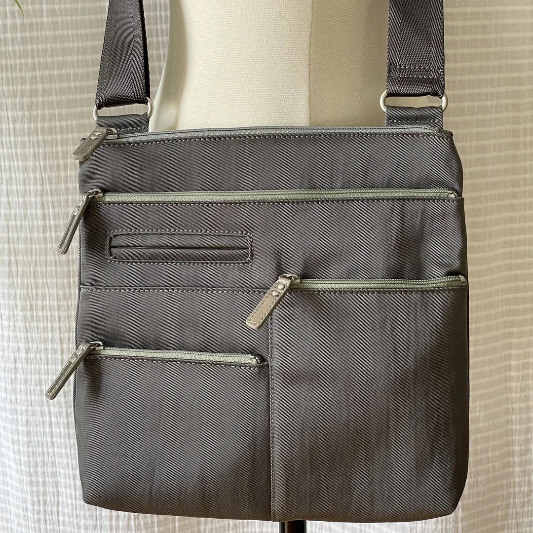 Big Bag NICO - Small Nylon Multi-Pocket Bag | STONE | Adjustable Cross-Body Strap Bags 3 Big Bag NICO - Small Nylon Multi-Pocket Bag | STONE | Adjustable Cross-Body Strap Bags