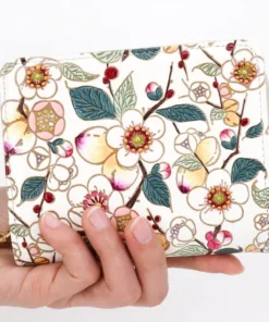 Made In Japan Wallets Plum Blossom Zippered Bifold Wallet 14 Made In Japan Wallets Plum Blossom Zippered Bifold Wallet