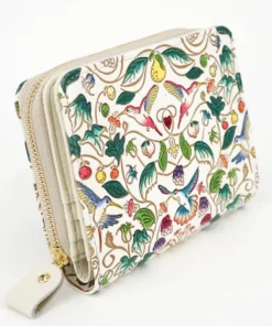 Made In Japan Wallets Hummingbirds Zippered Bifold Wallet