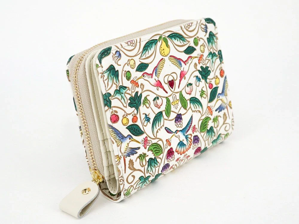 Made In Japan Wallets Hummingbirds Zippered Bifold Wallet 4 Made In Japan Wallets Hummingbirds Zippered Bifold Wallet