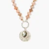 Chan Luu SALE Sunstone And Silver Coin Necklace