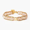 Chan Luu Crystal Shadow Single Wrap Bracelet Jewelry