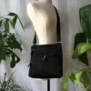 Highway Buzz Bags NICO - Small Nylon Multi-Pocket Bag | BLACK | Adjustable Cross-Body Strap