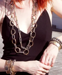 Tat2 Designs Gold Fira Chain Bracelet Jewelry