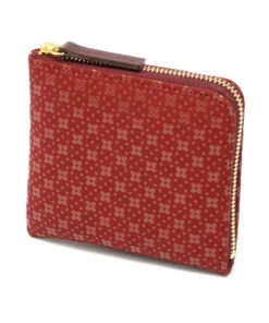 INDEN Est 1548 Zipped Coin Purse Flower Lattice