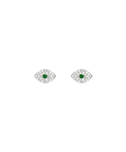 Big Bag Little Evil Eye Diamond Earrings