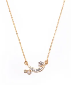 Shana Gulati Crescent Moon Star Pendant Jewelry