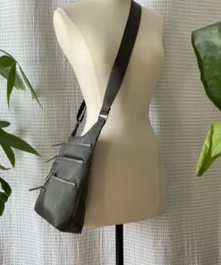 Highway Buzz TEELA- Medium Multi-Pocket Bag | Stone | Adjustable Cross-Body Strap Bags