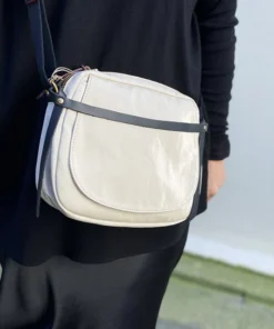 Jack Gomme HAPPY Shoulder Bag In Coated Linen Bags