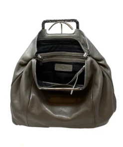 Rehard Antique Silver Handle Tote Grey