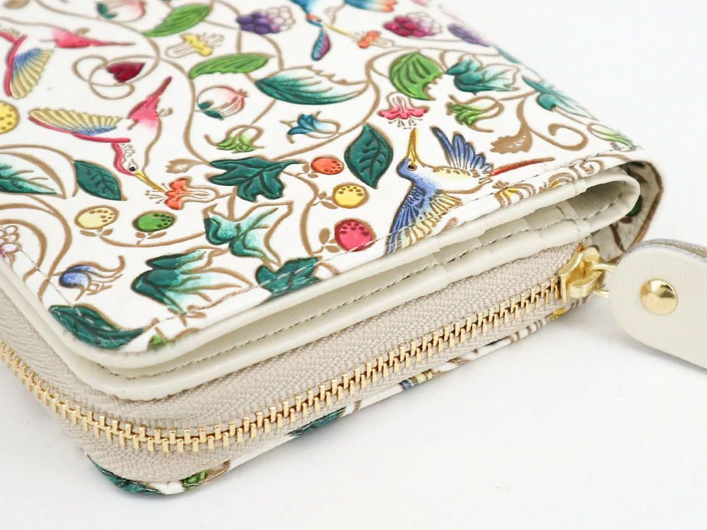 Made In Japan Wallets Hummingbirds Zippered Bifold Wallet 5 Made In Japan Wallets Hummingbirds Zippered Bifold Wallet