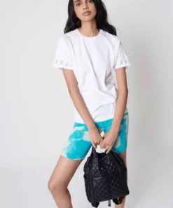 MZ WALLACE Small Metro Convertible Backpack Heart Leopard Bags