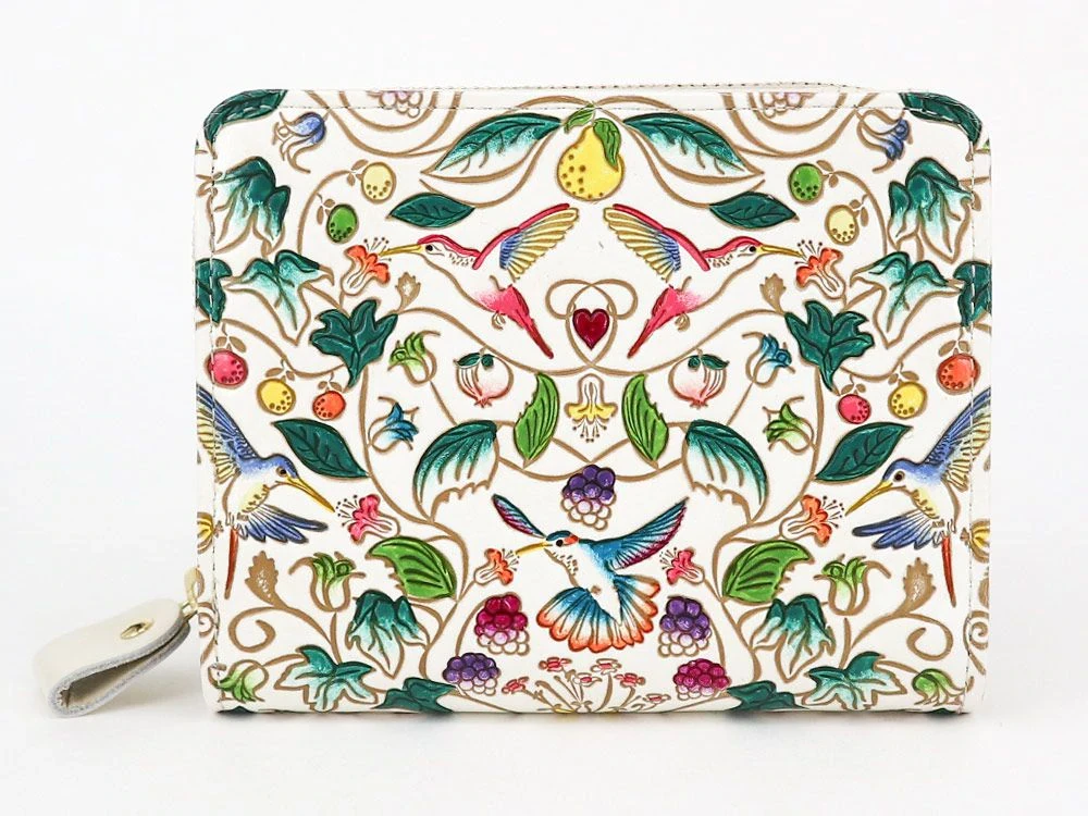Made In Japan Wallets Hummingbirds Zippered Bifold Wallet 3 Made In Japan Wallets Hummingbirds Zippered Bifold Wallet