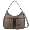 Plinio Visona Bags Michela Large Double Pocket Hobo