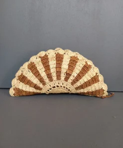 Raba Madagascar Contrast Trim Large Fan Clutch Our Collection