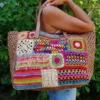 Raba Madagascar Bags Rio Large Patchwork Raffia Tote 2 Raba Madagascar Bags Rio Large Patchwork Raffia Tote