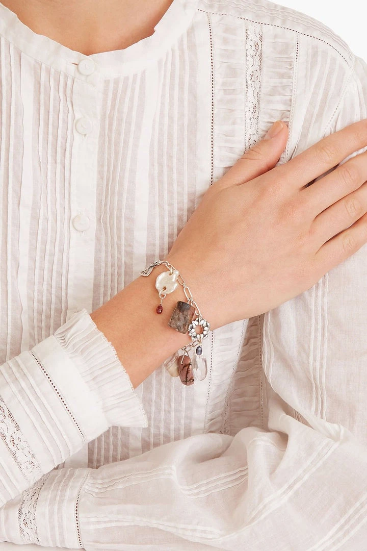 Chan Luu Multi Stone Silver Charm Bracelet Jewelry 5 Chan Luu Multi Stone Silver Charm Bracelet Jewelry